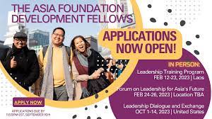 [USA/Campuchia] Học Bổng Toàn Phần Ngắn Hạn: Asia Foundation Development Fellows Program 2024 - Hạn chót: 28/08/2023