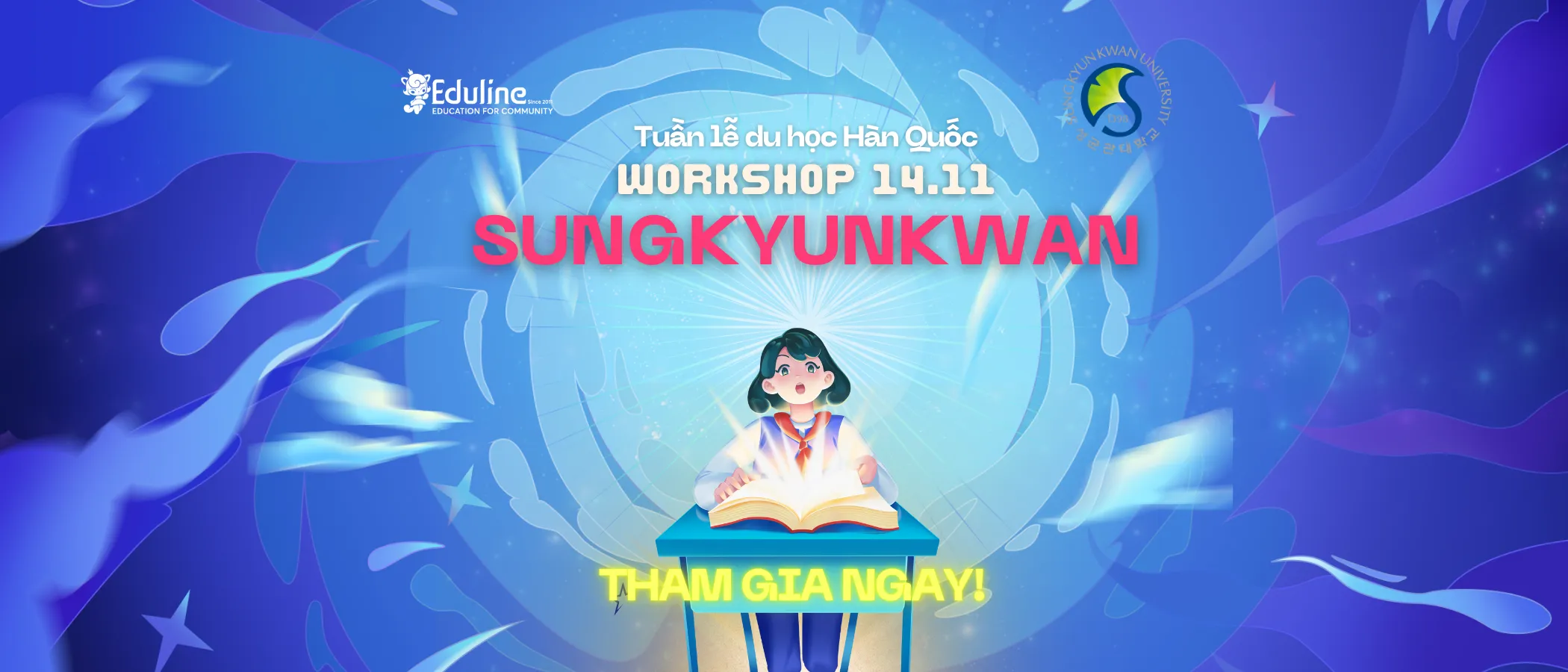 Tham gia Workshop Đại học Sungkyunkwan 14.11 - Tuần lễ du học Hàn Quốc tháng 11