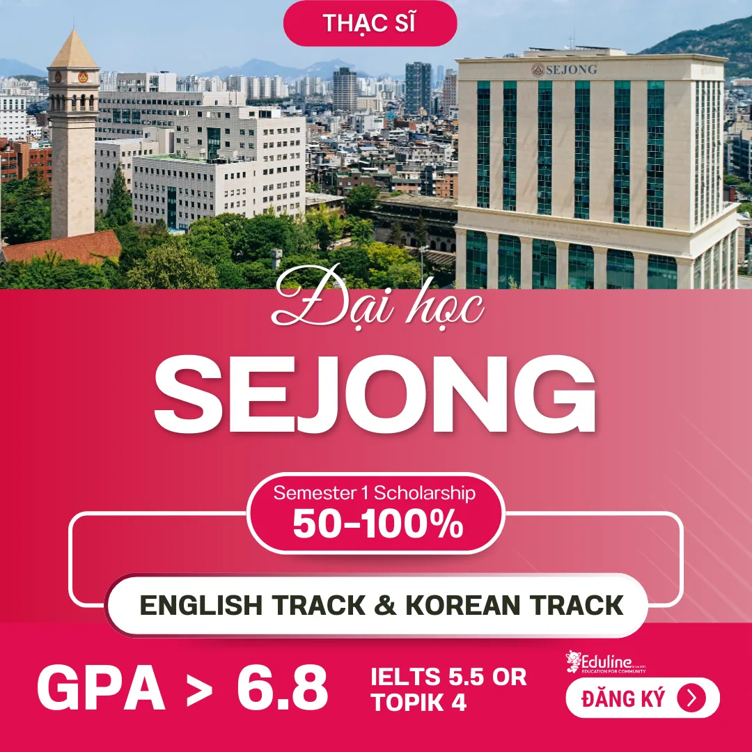 Học bổng đại học Sejong (Sejong University)