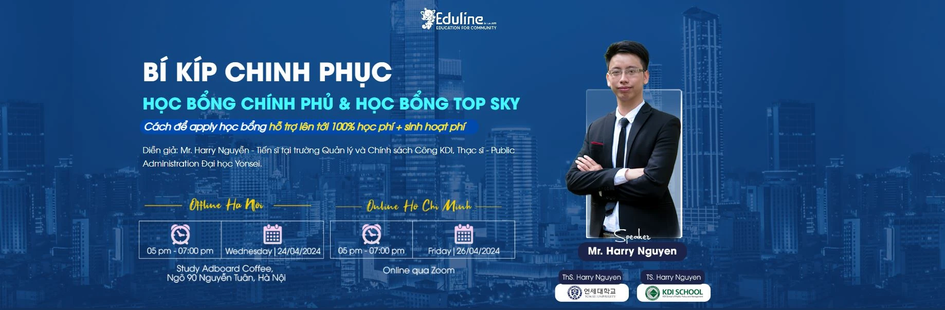 Mentor Harry Nguyễn - Bí kíp chinh phục học bổng Top Sky.