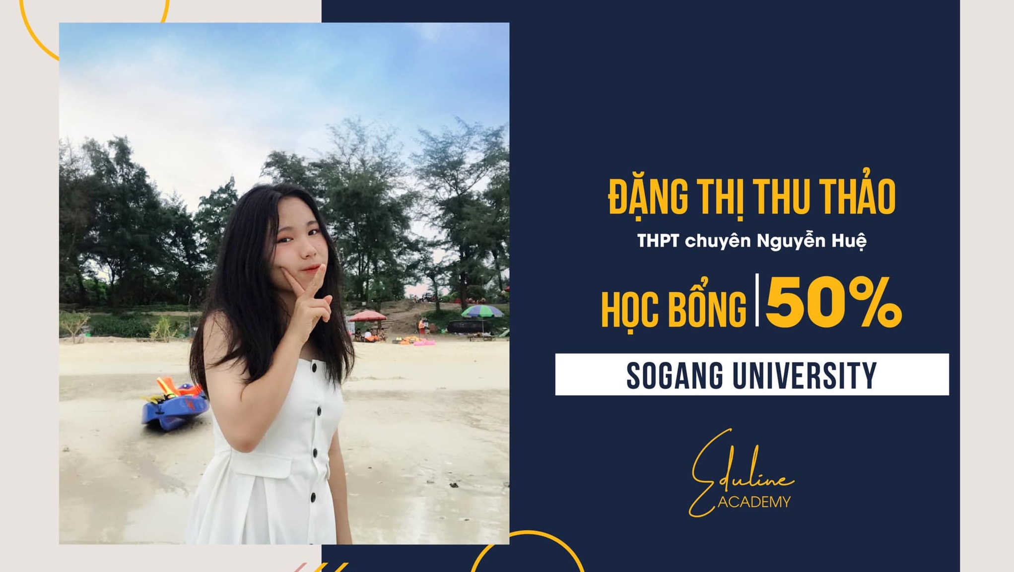 Chúc mừng Thu Thảo với suất học bổng 50% từ Sogang University
