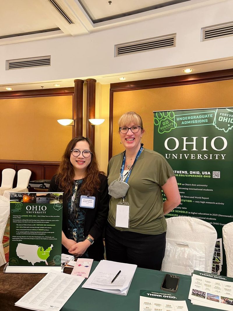 Cố vấn Eduline trò chuyện cùng đại diện Ohio University