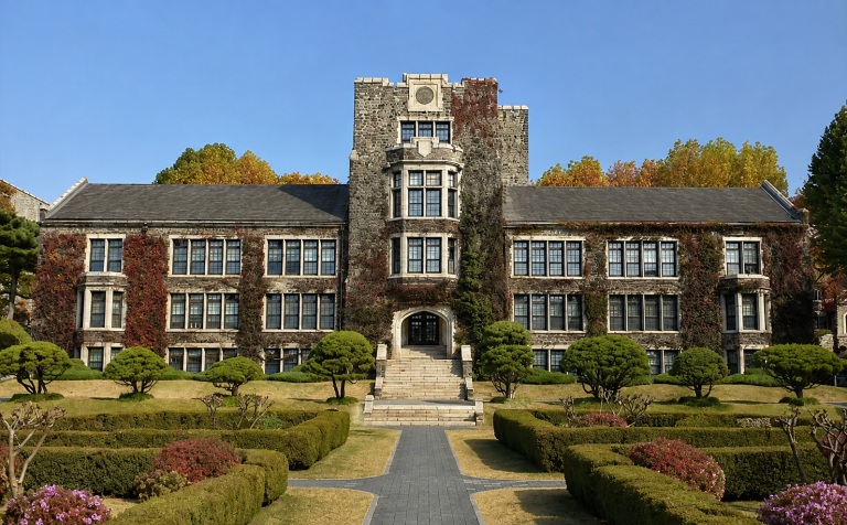 Tòa nhà cổ kính của Đại học Yonsei Hàn Quốc
