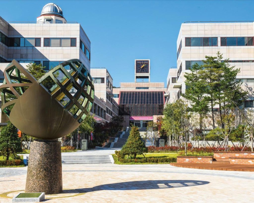 Khuôn viên Đại học Pohang POSTECH tại Hàn Quốc