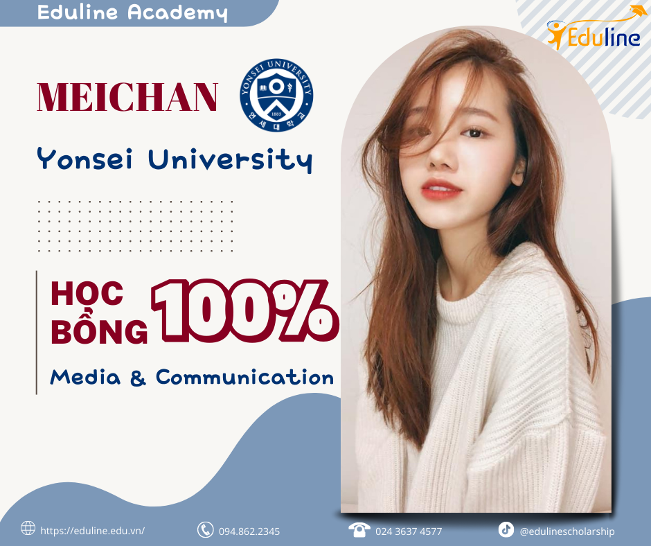 Chân dung Meichan và hành trình đạt học bổng 100% tại Yonsei!