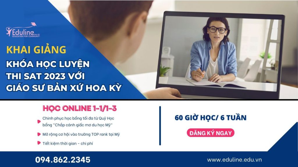 Eduline chính thức khai giảng khóa học SAT chuyên sâu với Giáo sư Đại học Mỹ, hỗ trợ học sinh mở rộng cơ hội đạt học bổng