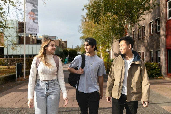 Sinh viên quốc tế tại University of Twente, Hà Lan – trường tham gia chương trình NL Scholarship