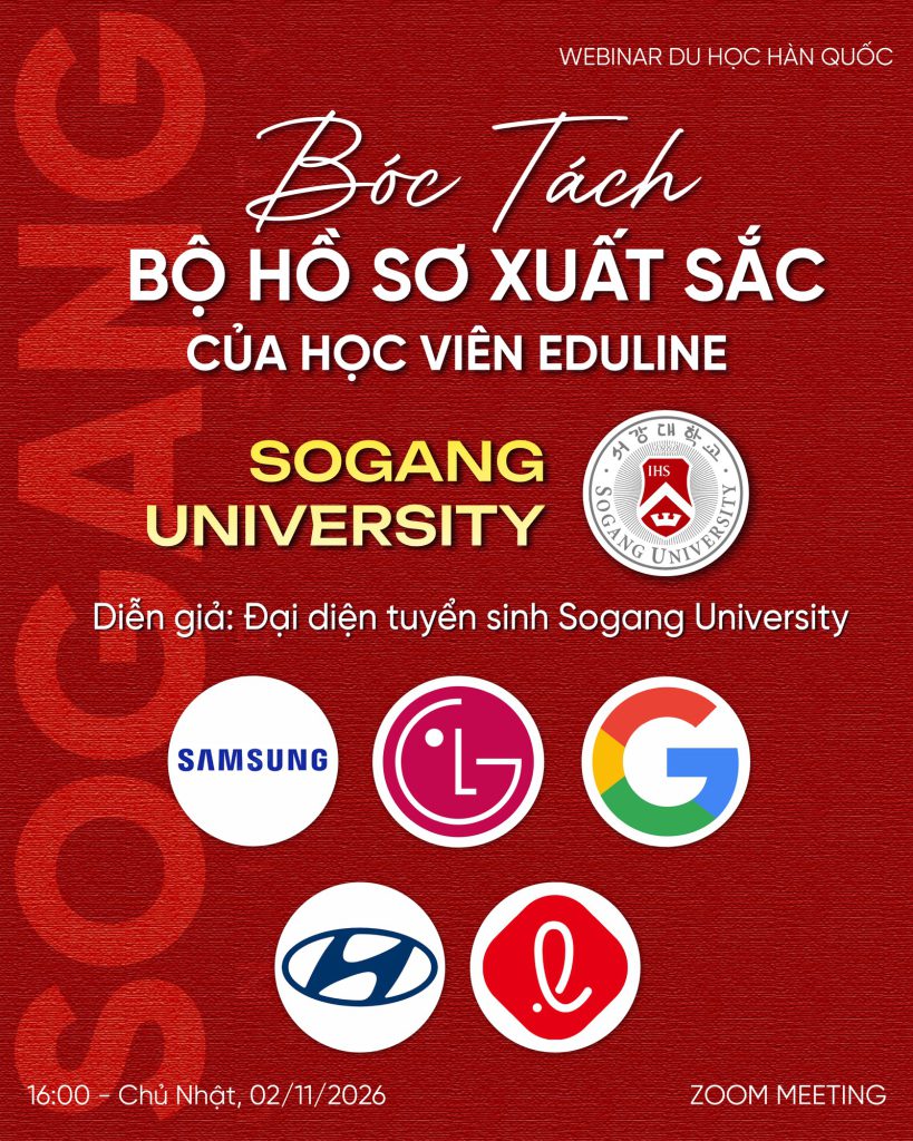 Du học Hàn Quốc: Chinh phục học bổng tại Sogang University