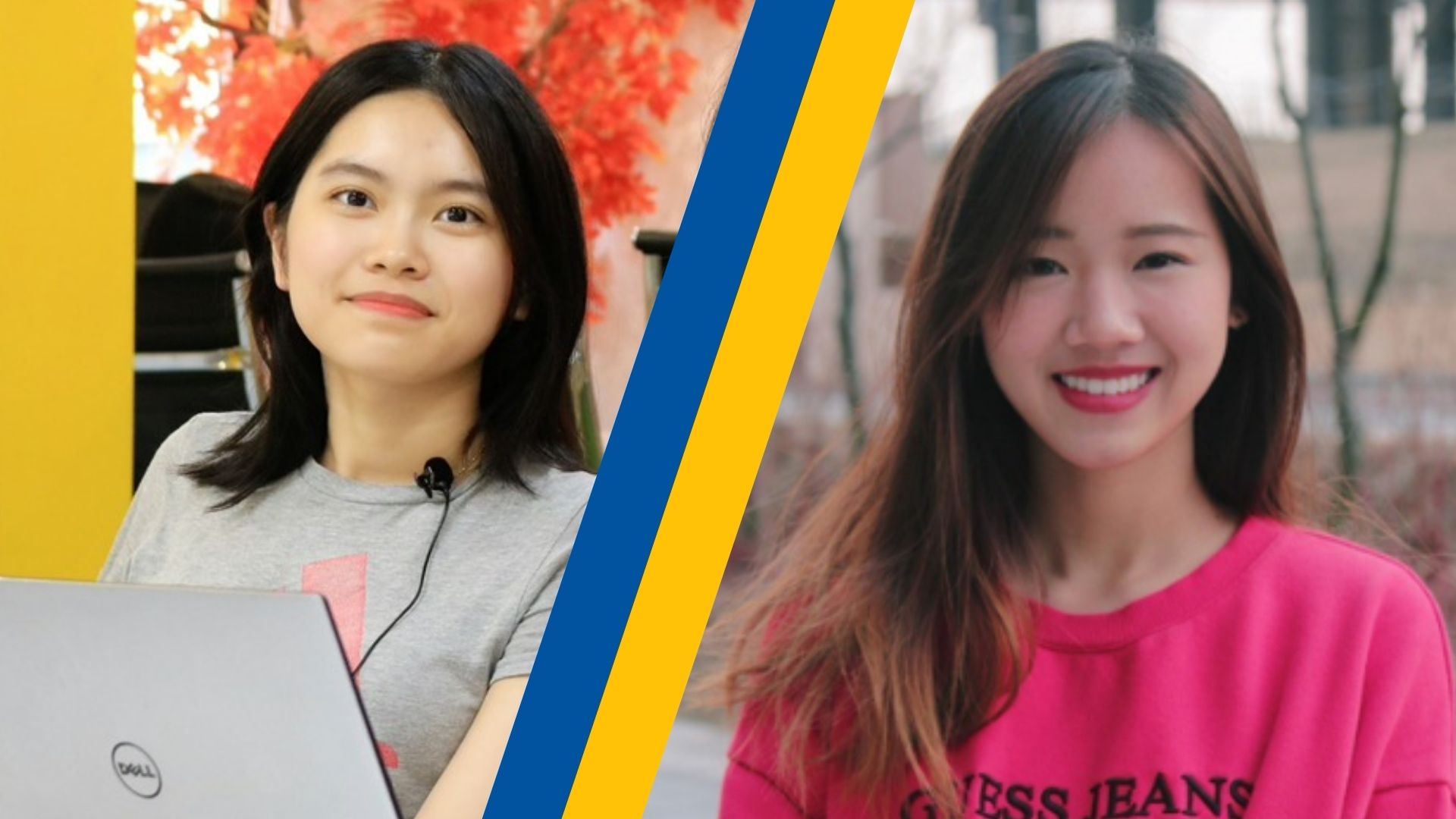 Gương mặt ti&ecirc;u biểu Eduline: Meichan v&agrave; Thục Anh.