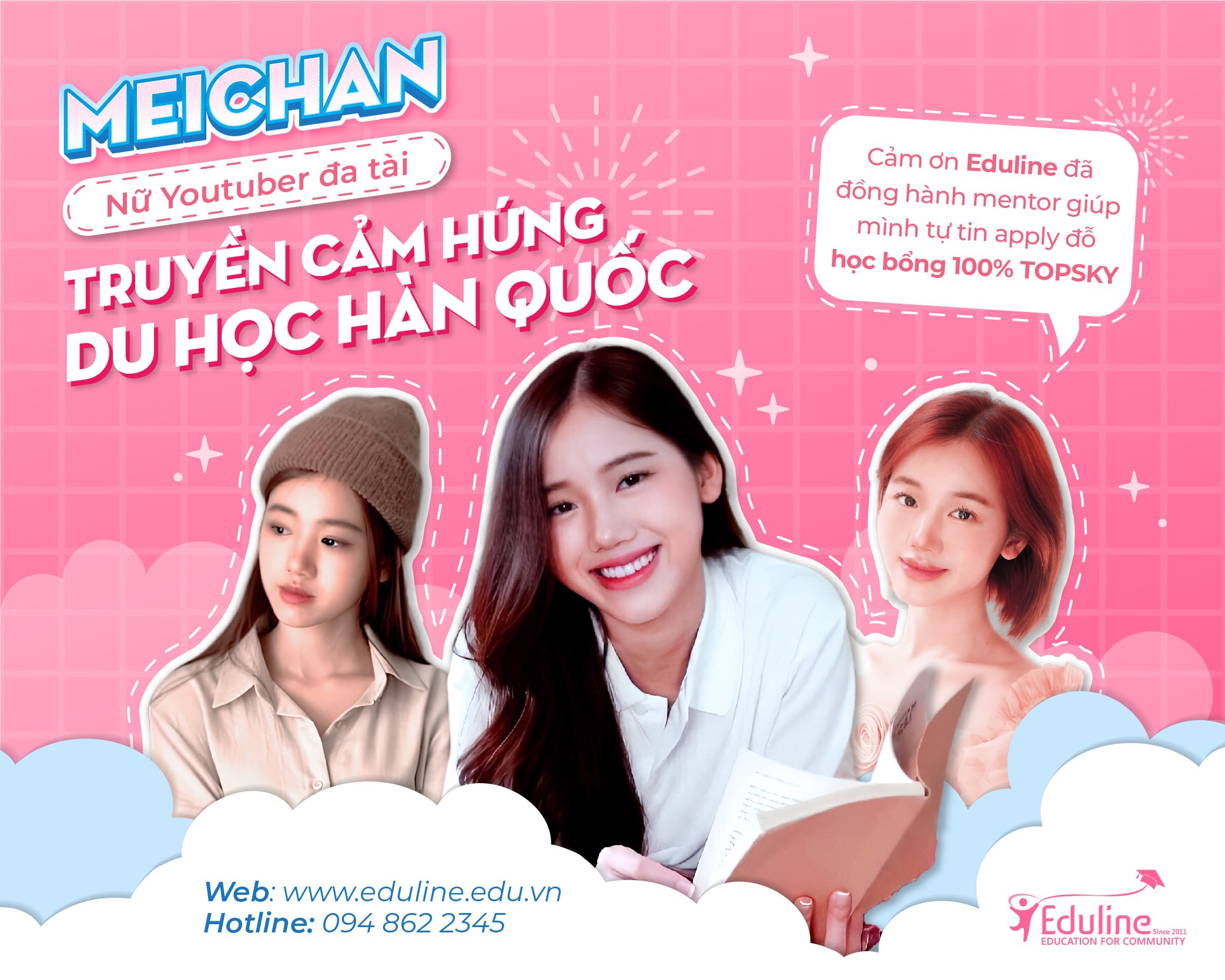 Meichan - Nữ Youtuber nổi tiếng du học Hàn Quốc